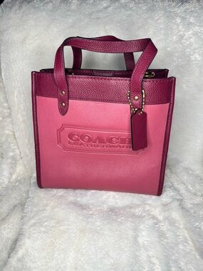 Coach leather field tote 22